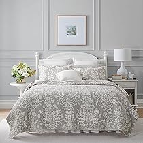 速達★Laura Ashley★Rowland Matelasseカバー3点setセミ/ダブル Laura Ashley Rowland Sage 3-piece Quilt Set - Walmart.com