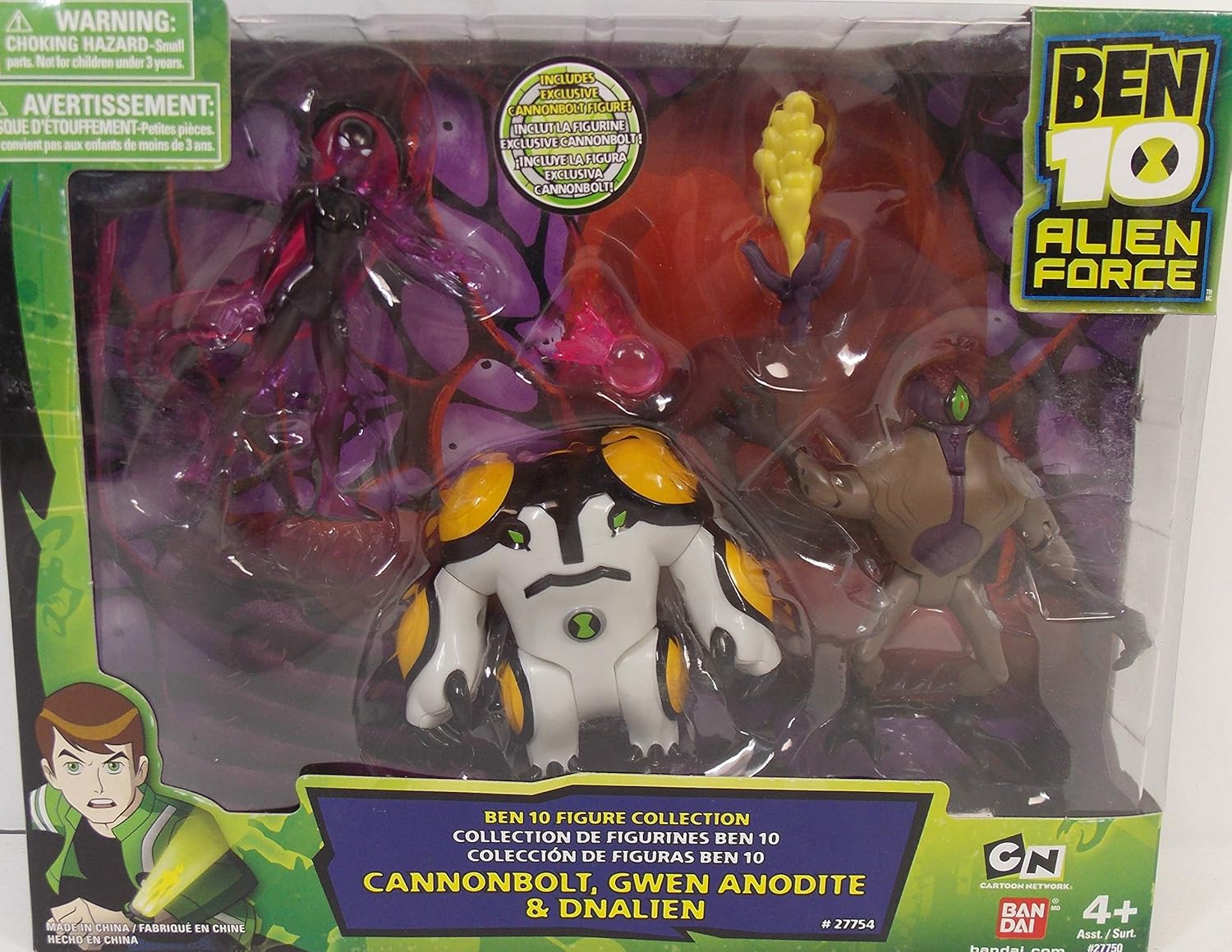 ben 10 alien force cannonbolt toy