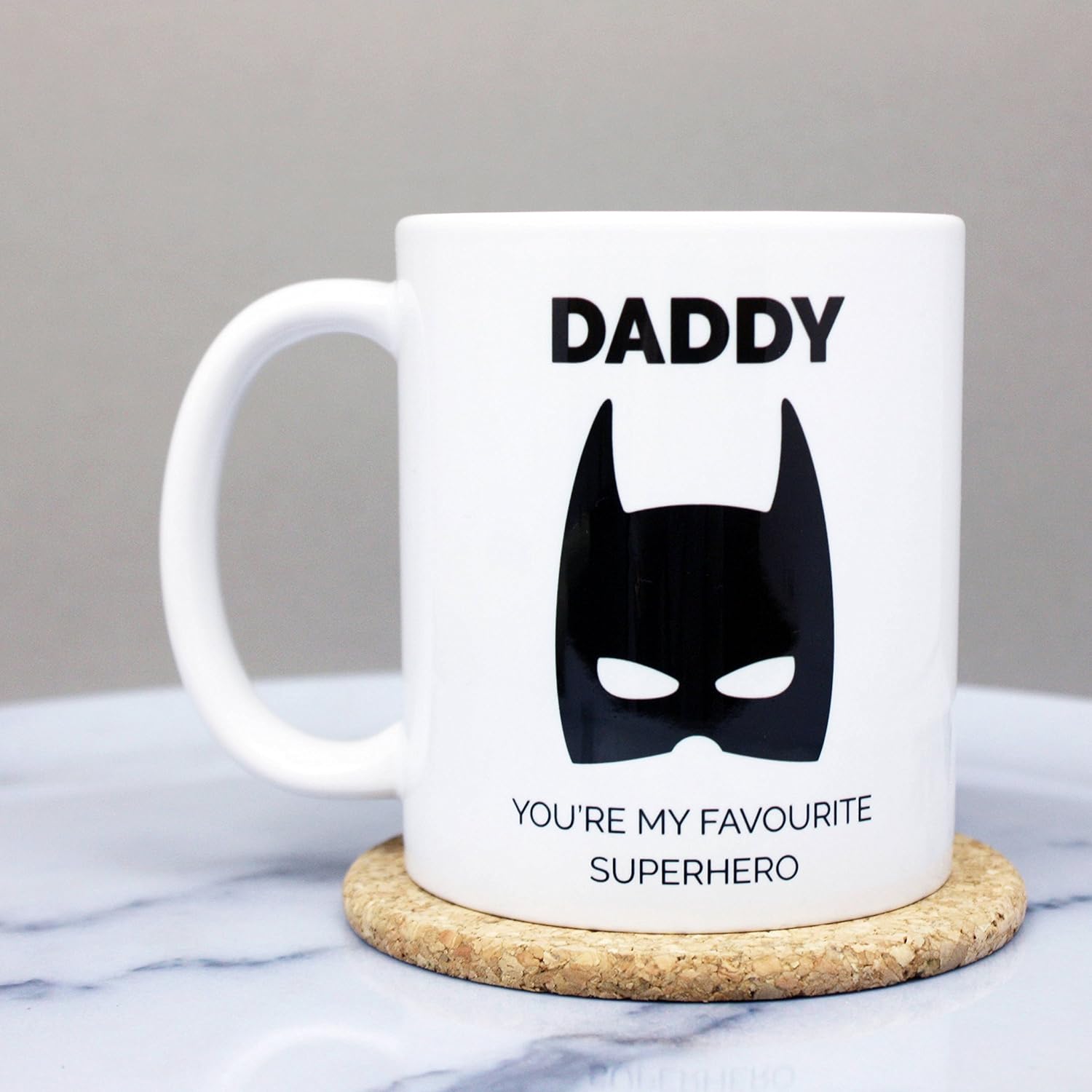 superhero dad mug