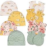 Gerber baby-girls Cap and Mitten Sets