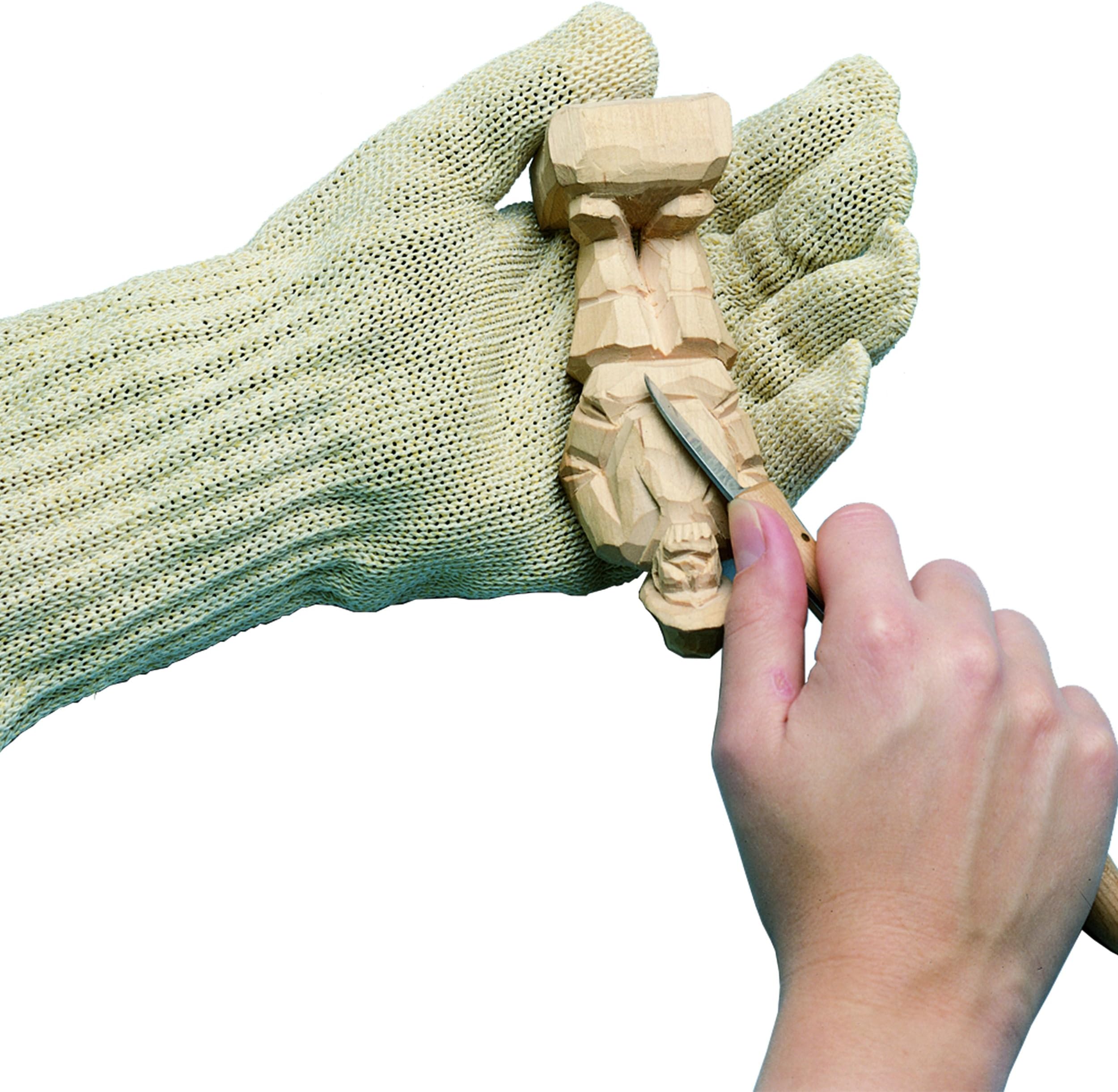 Wells Lamont 333019 Whizard Hand Guard II Heavy Duty High Performance Fiber and Stainless Steel Ambidextrous Cut Resistant Gloves, X-Small, White