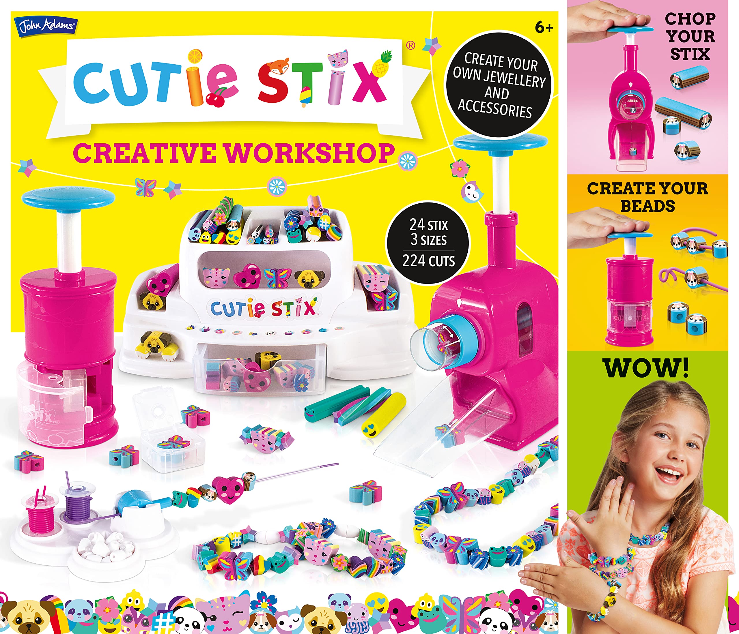 John Adams,Multicolor,10977 Cutie Stix Creative Workshop