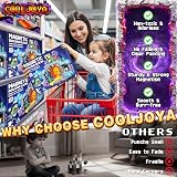 COOLJOYA 150 Magnetic Building Blocks Dark Magma STEM Set view 7