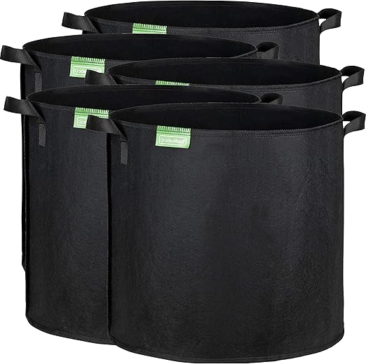 GardenMate® 5X 60l Sacos para Plantas de Malla geotextil ...