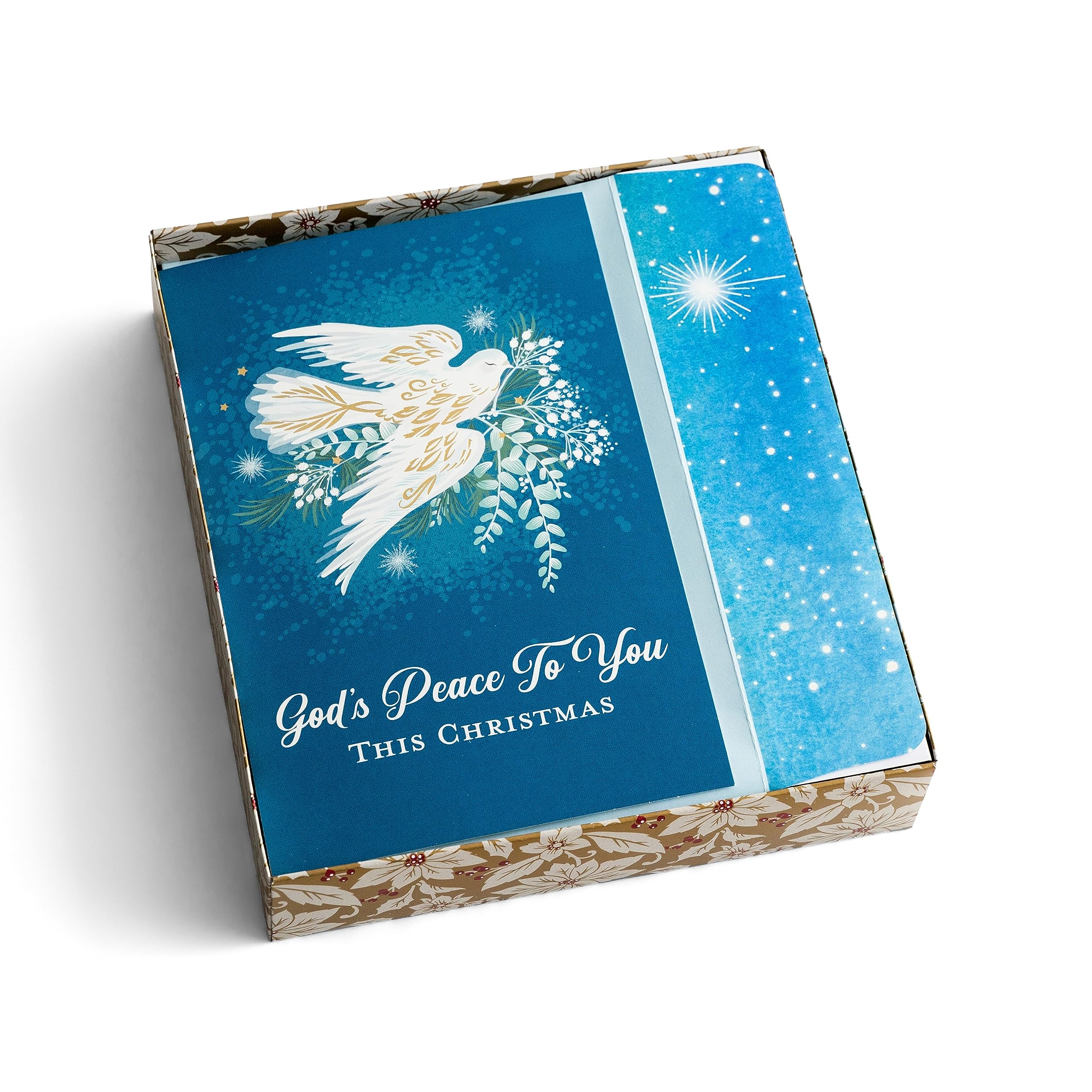 God's Peace to You This Christmas - Inspirational Christmas Dove Cards - 18 Boxed Cards and Envelopes, KJV