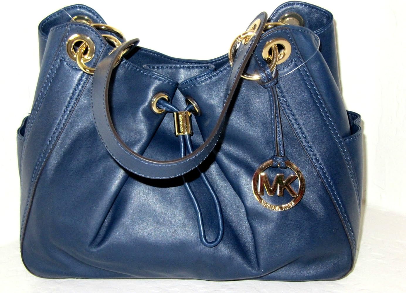 amazon navy leather handbags