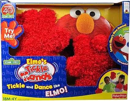 elmo tickle hands
