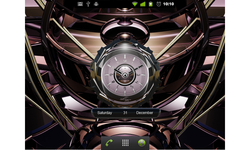 5th Avenue Beautiful Clock Widget Theme for Android