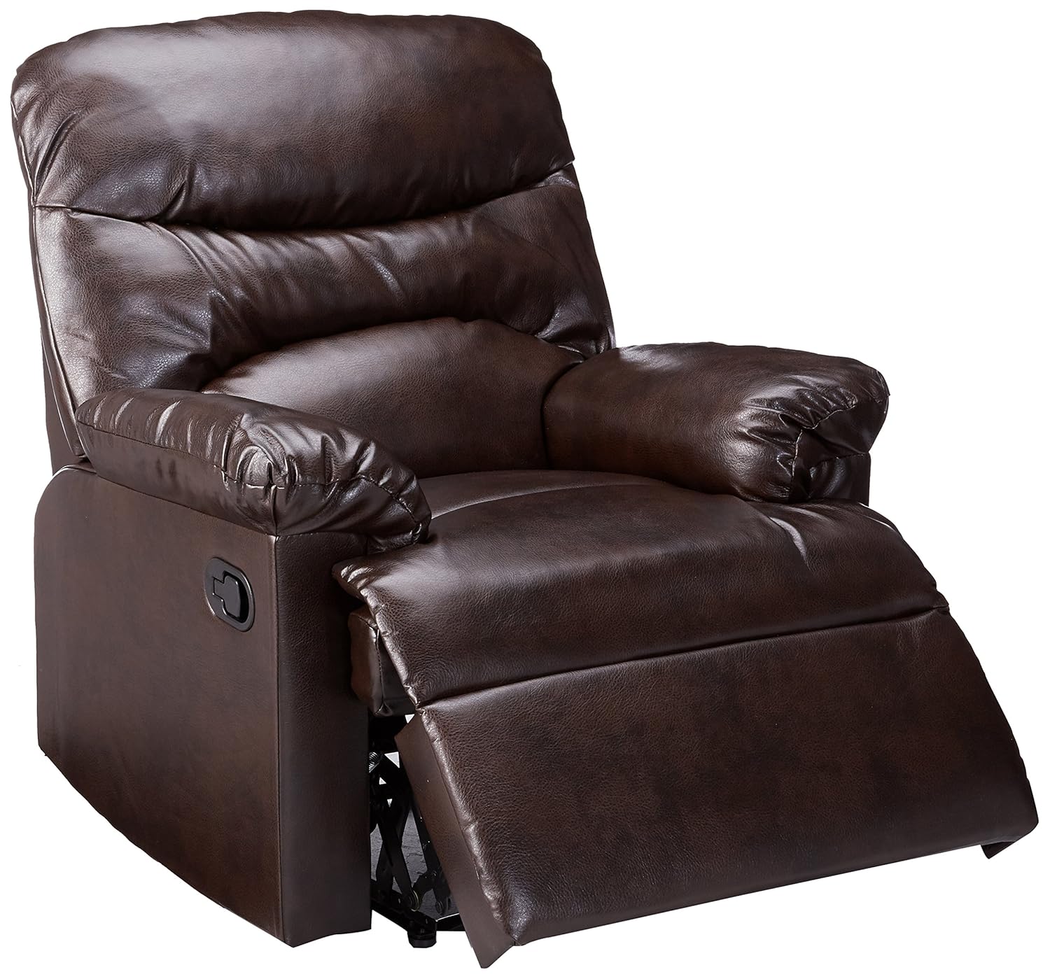 Acme 59016 Arcadia Recliner Cracked Brown Bonded Leather