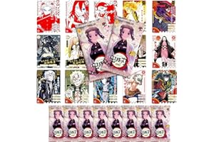 Brthord Demon Anime Slayer Cards Game,10 Booster Packs 50 Cards Total,TCG Collection/Trading(DMS08 10 Packs)