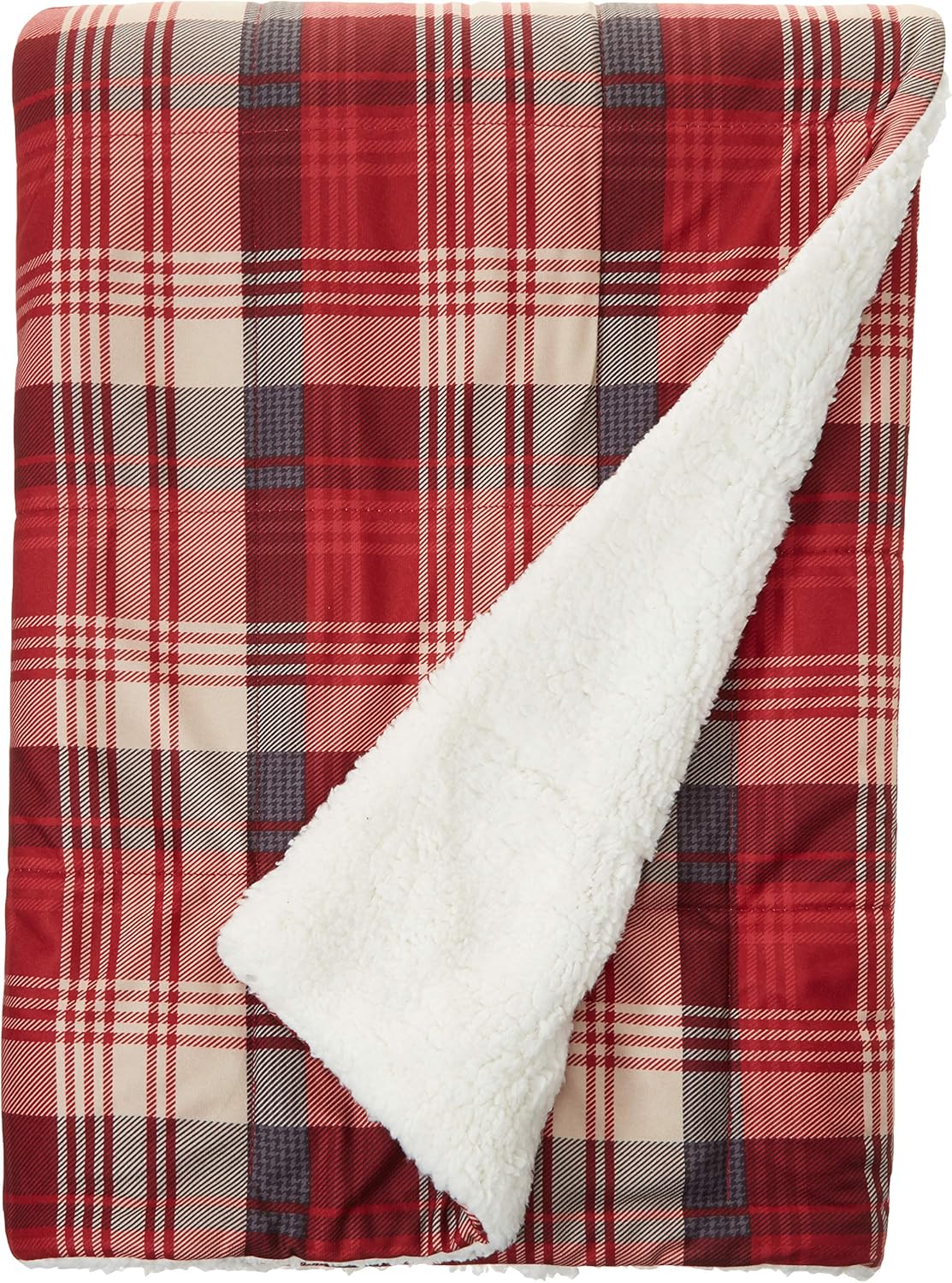 Best Sherpa Heating Blanket Red Print