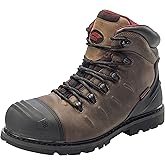 FSI FOOTWEAR SPECIALTIES INTERNATIONAL mens 6" Leather Carbon Comp Toe Waterproof Eh Slip Resistant Boot
