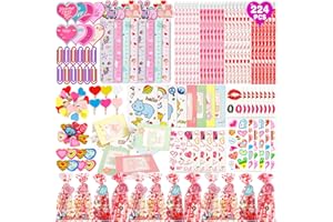 Thuodo 28 Pack Valentines Day Stationery Set for Kids Valentines Day Gift Card School Classroom Exchange Gifts Party Favors Supplies
