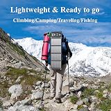 ELECAENTA 30W ETFE Foldable Solar Charger 3 USB C PD18W QC3.0 IPX5 Waterproof view 7