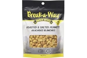 Break-A-Way Baw Snacks Roasted & Salted Peanuts, 140g