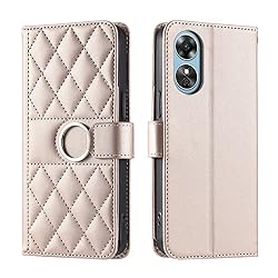 Lucyliy Compatible with Oppo A17K CPH2471 Case Flip