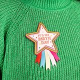 Talking Tables Happy Birthday Rosette Reusable Star Badge 10cm view 2