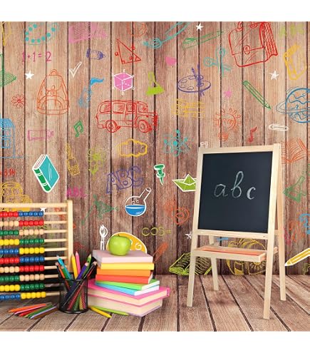 Leyiyi Fotohintergrund „Welcome To Kindergarten“ – 180x122 Cm, Polyester, Waschbar, Für Mottopartys & Fotoshootings
