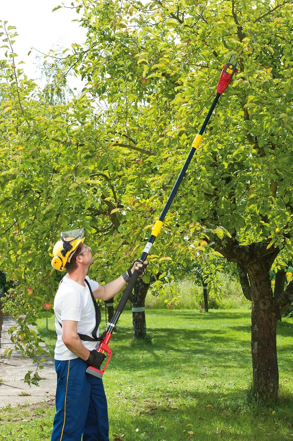 Greenworks высоторез аккумуляторный 40v. высоторез кусторез greenworks g40psh.