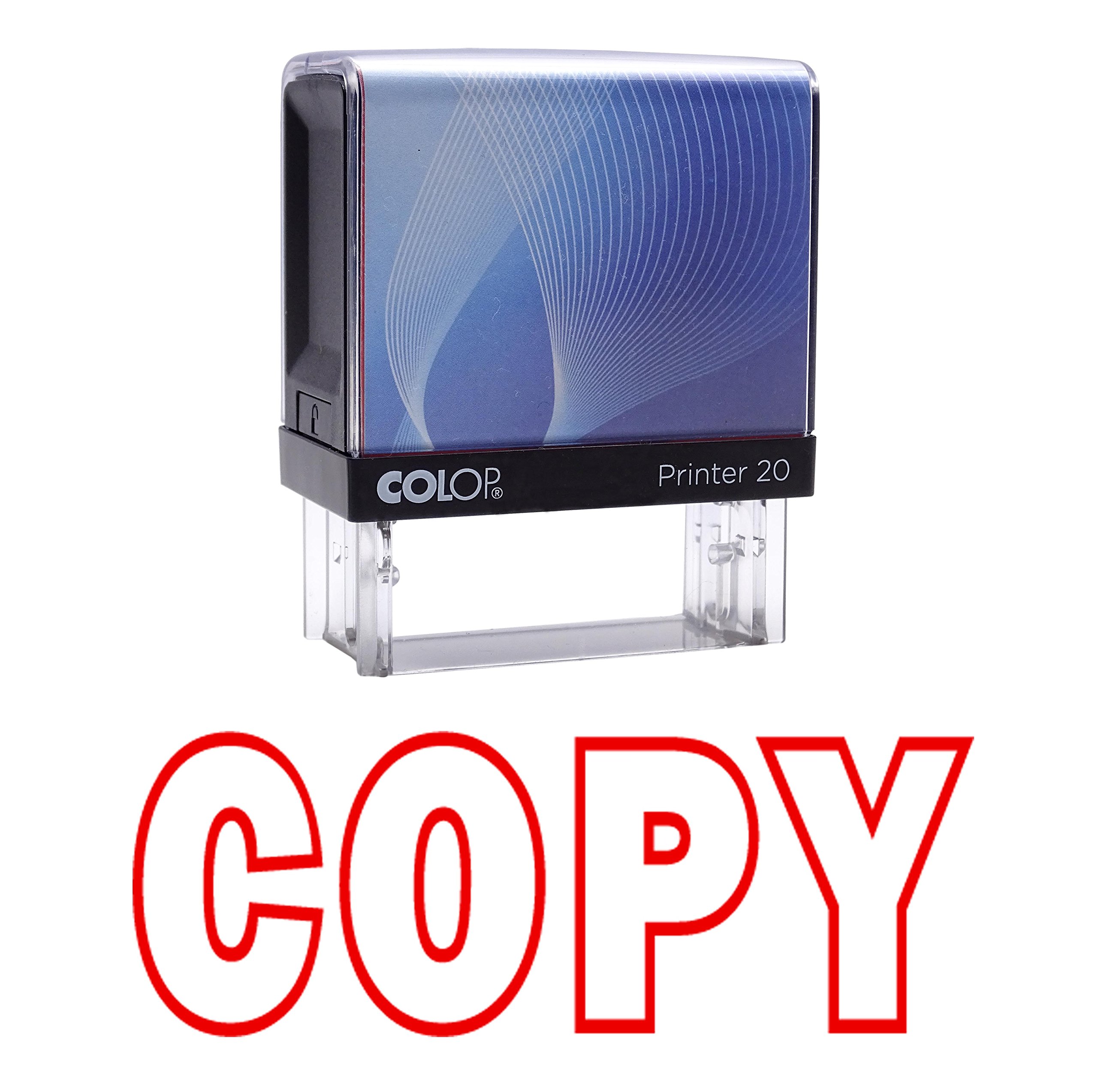 Copy Self Inking Rubber Stamp Custom Colop Office Stationary P20 Mini Stamper