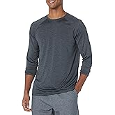Amazon Essentials Men's Active Quick Dry Tech Stretch Lightweight Long-Sleeve T-Shirt (Available in Big&Tall)