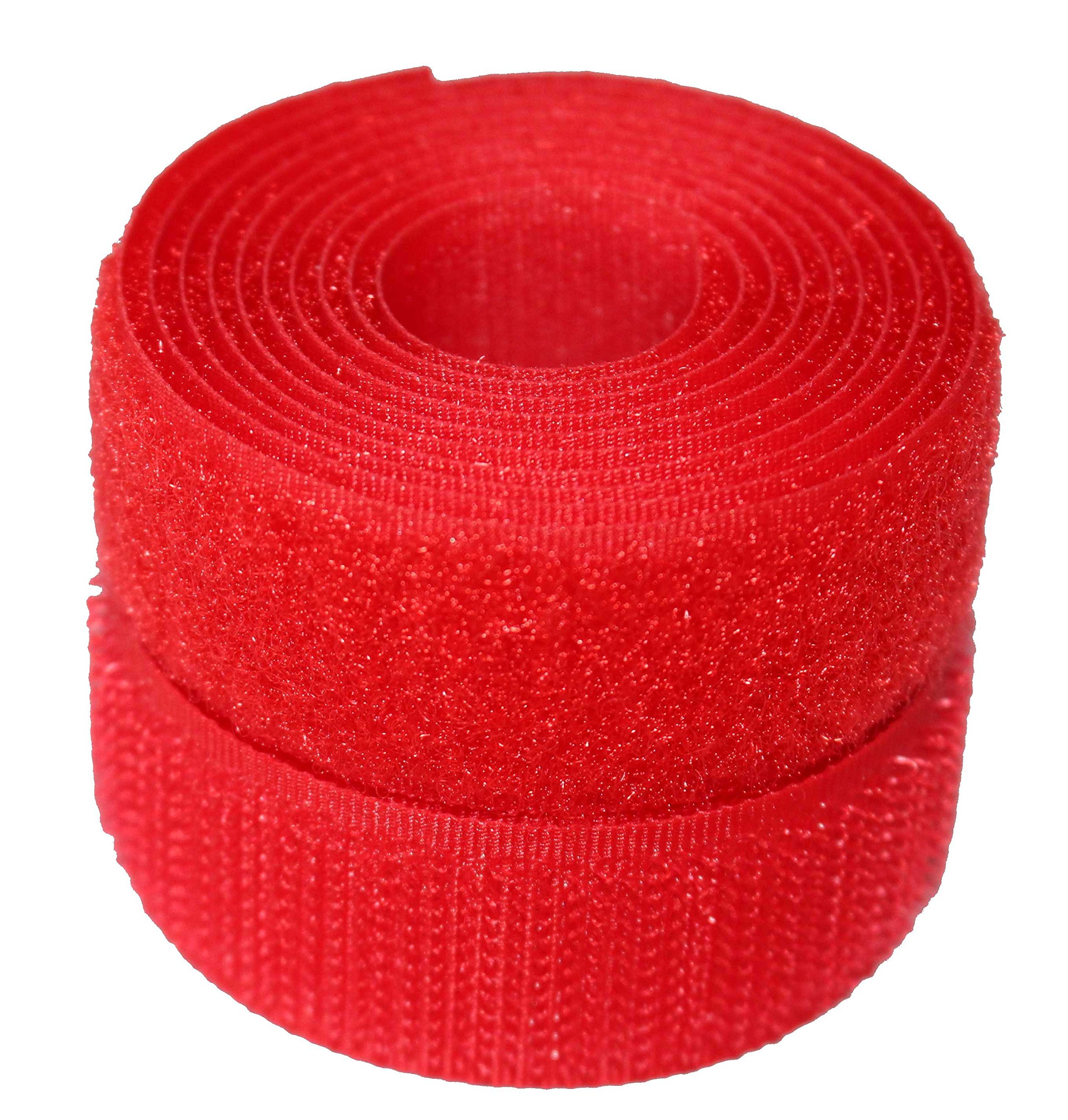 Red 20mm Sew-on Hook & Loop Tape Alfatex® Brand supplied by the Velcro Companies - Various Lengths (5m)