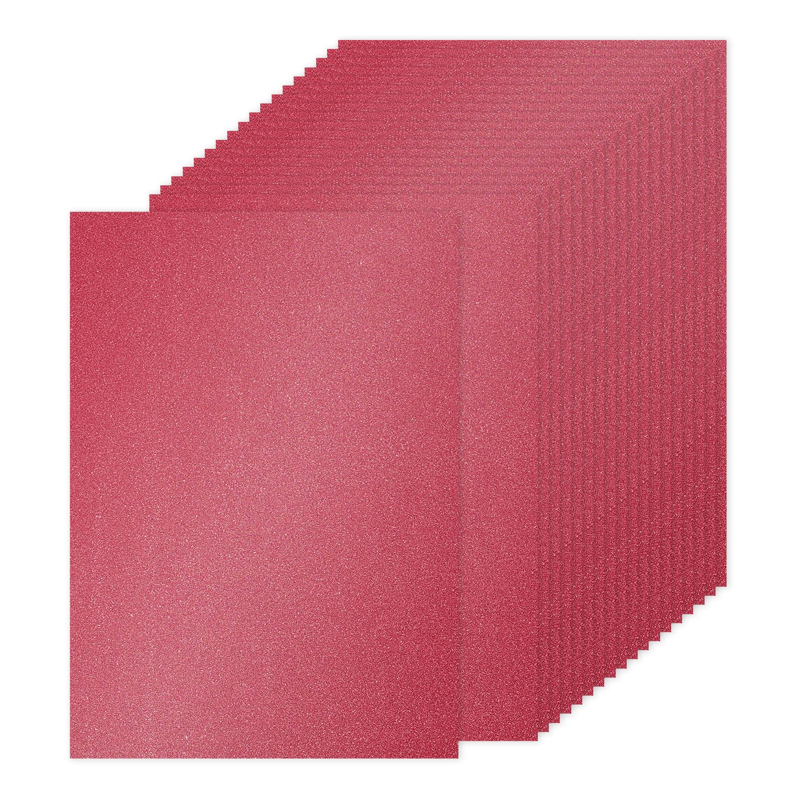 PATIKIL 60Sheets Dark Red Glitter Cardstock Paper, A4(8.3x11.7 Inch) 250gsm Premium Sparkly Paper Craft Cardstock Paper for Scrapbook Card Making DIY Art Projects Wedding Party