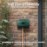 Masterplug Weatherproof Outdoor Electric Box Green 351 x 220 x 126.5 mm view 4
