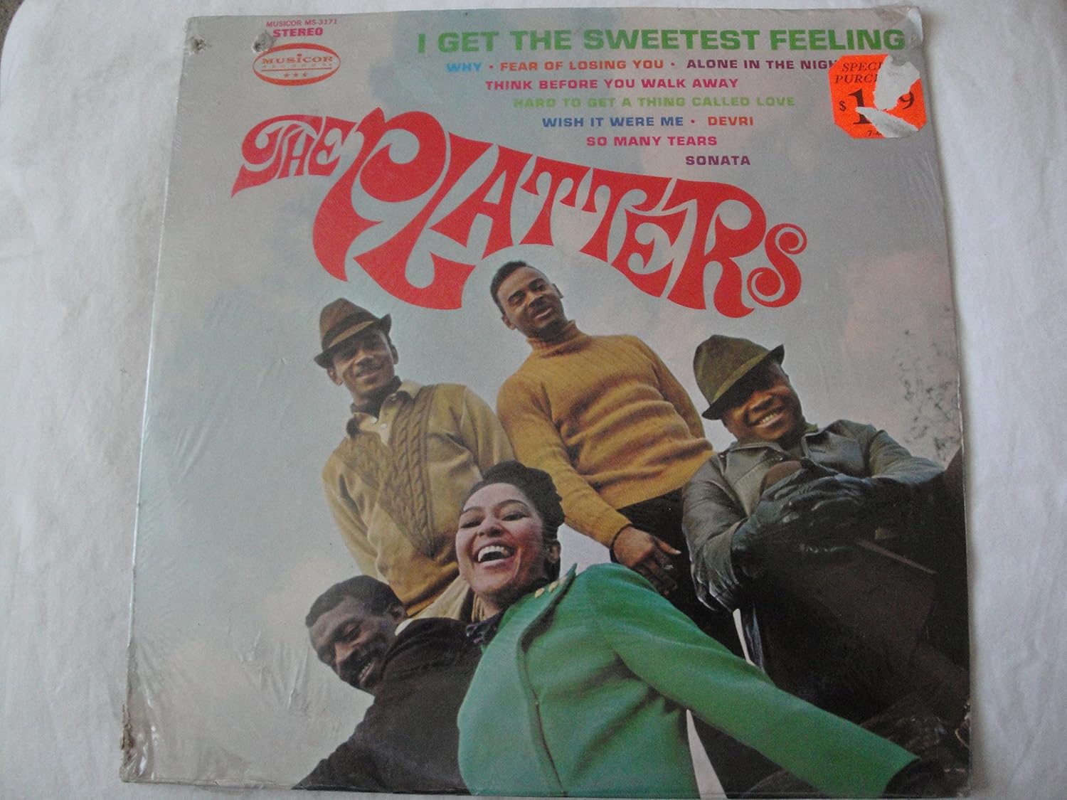 THE PLATTERS The Platters I Get The Sweetest Feeling Vinyl Lp 1968