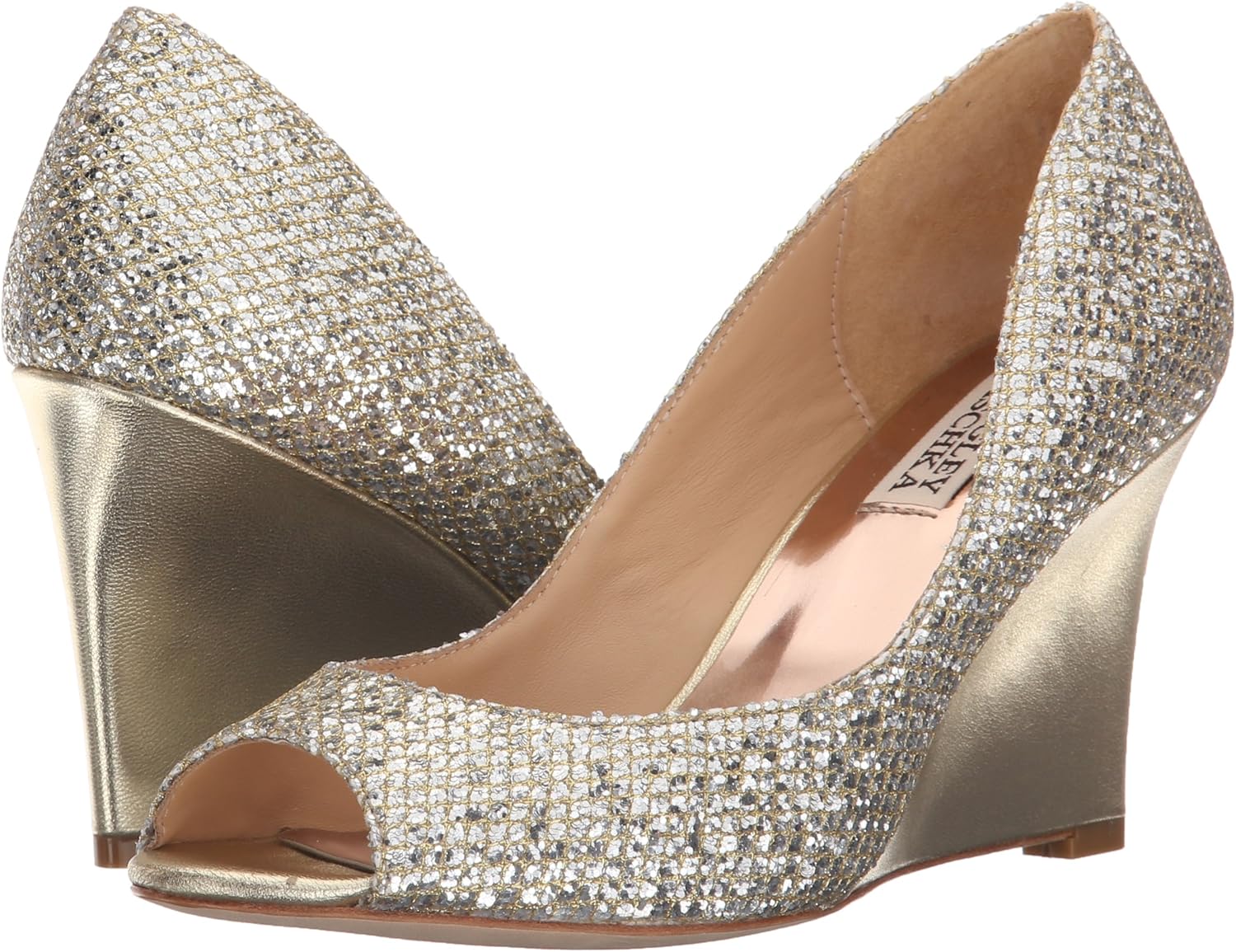 Badgley Mischka Womens Awake Wedge Sandal