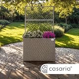 CASARIA Polyrattan Planter with Cream Trellis 146 x 83 x 30.5 cm Set of 3 view 5