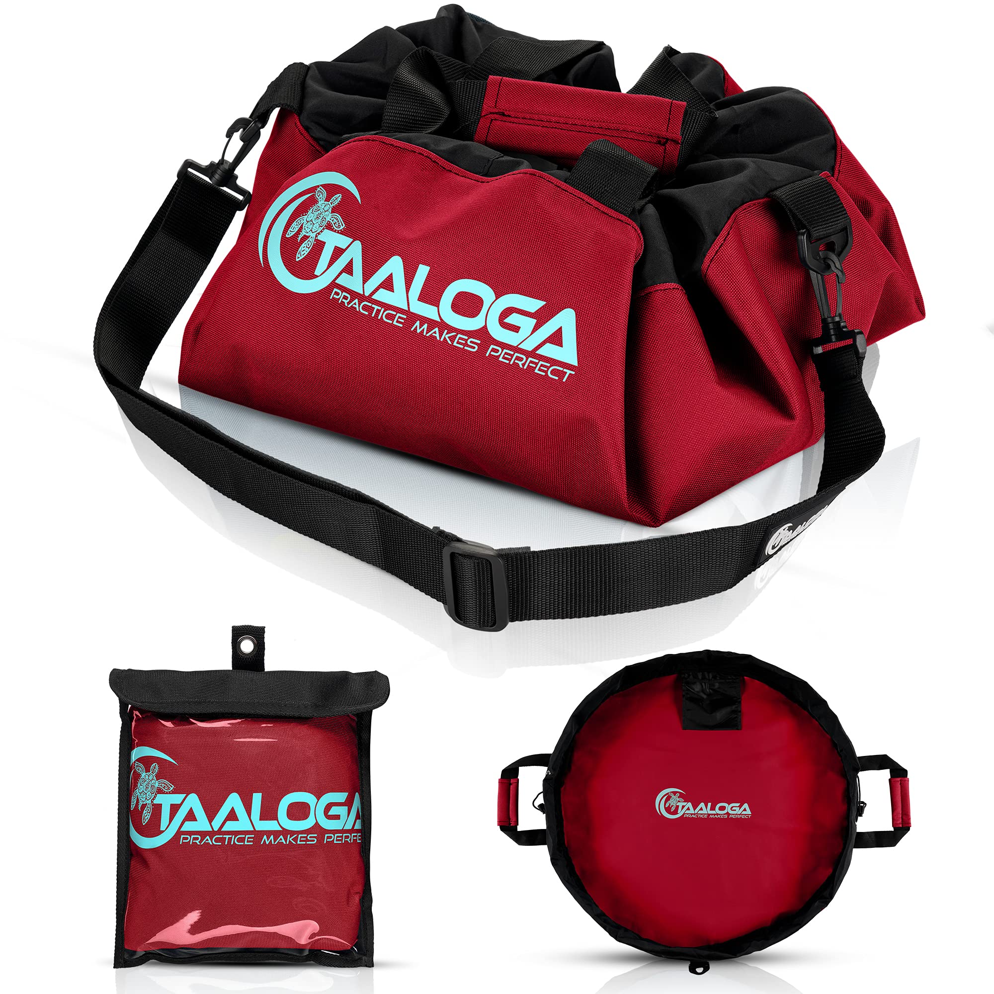 TAALOGA® Changing Mat for Gentle On and Off of the Wetsuit (Red)