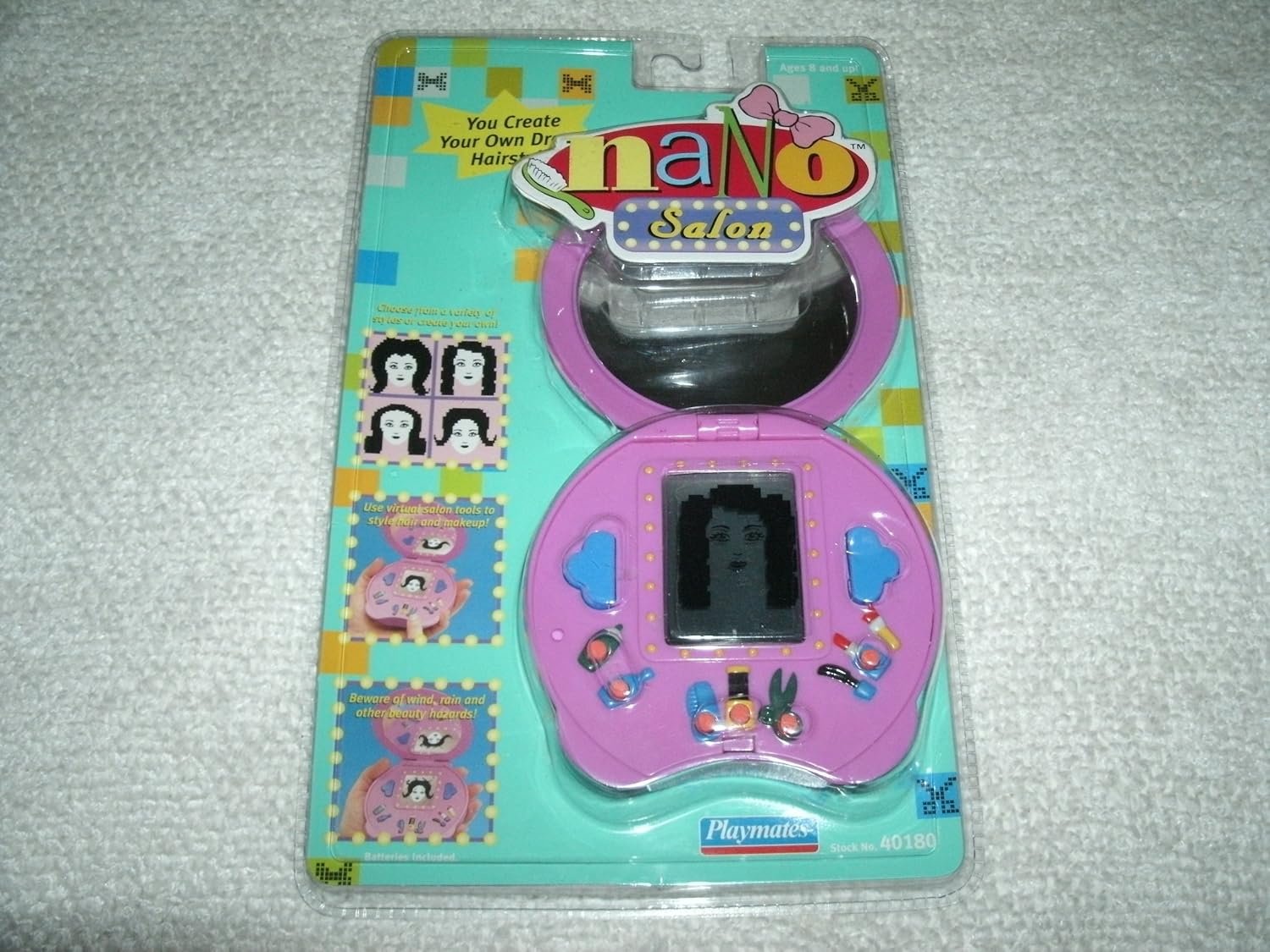 Buy Playmates 1998 Nano Salon Virtual Makeover Hairstyle And Make
