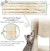 Yaheetech Cat Tree Tower for Kitten Cats Beige with Top Perch Condo view 7
