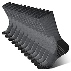 BAMBOO COOL Men's Crew Socks Athletic Running