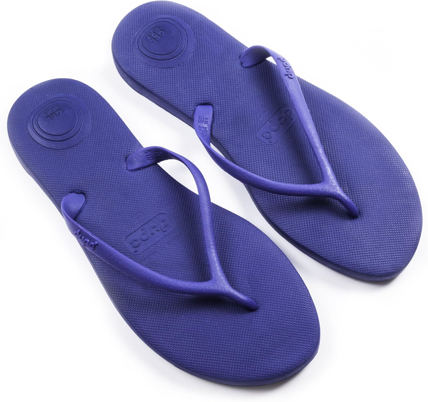 dupe flip flops gel