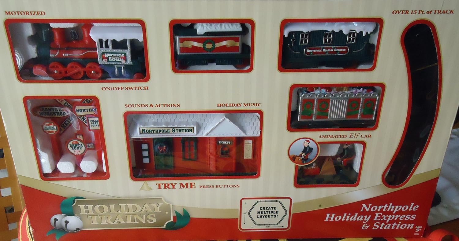 Holiday Express Animated Electric Train Set Reviews - The 