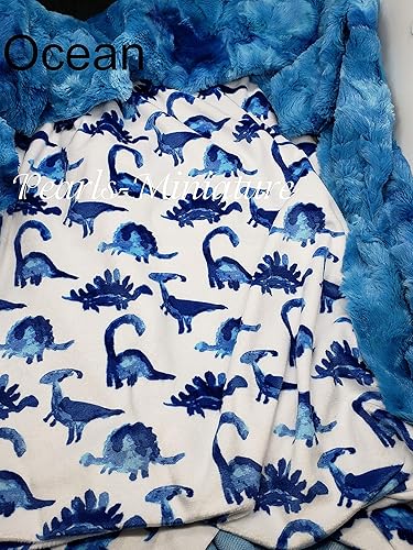 dinosaur minky blanket