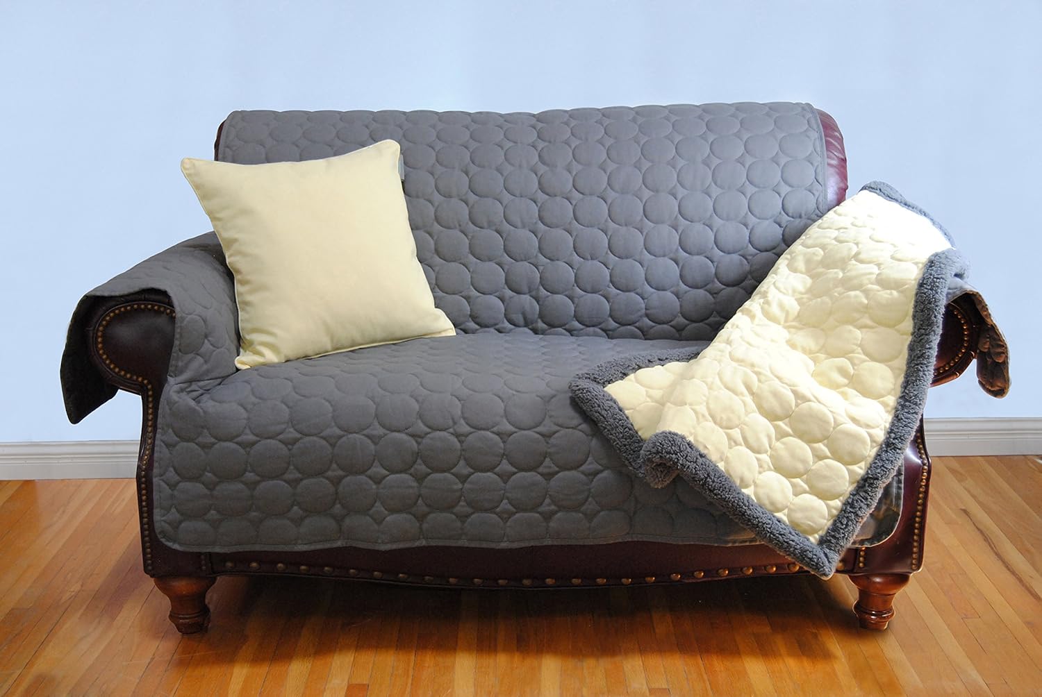EZ Living Home H302LV5GY Home, Love Seat, Grey,Gray,Charcoal: Home & Kitchen