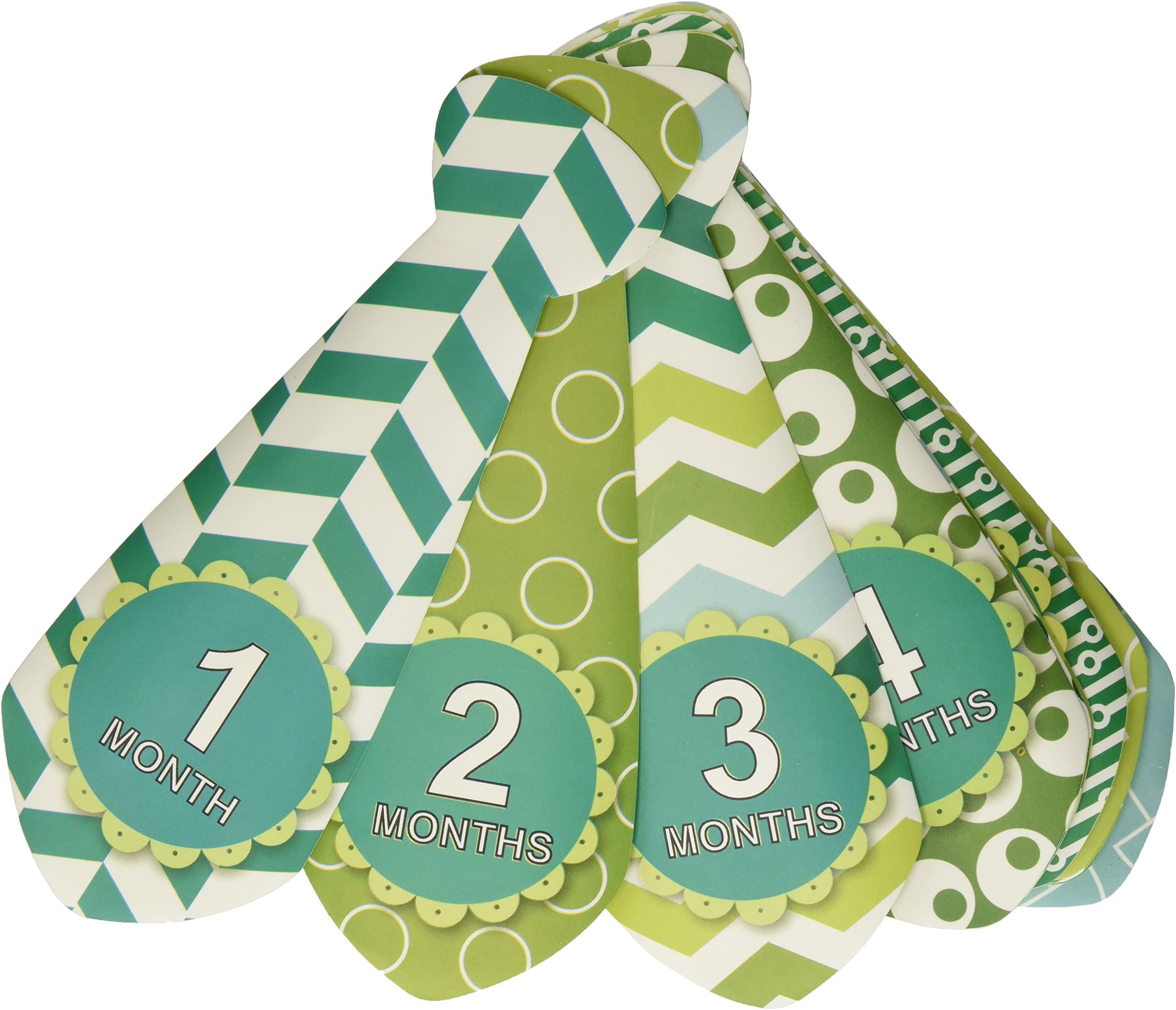 One Day Sale - Zoe Hopkins Baby Monthly Stickers Necktie - Milestones for Months 1-12 - Plus 8 Bonus Milestones - Including I Am Born, I Can Sit Up, I Can Stand - Best Baby Shower Gifts!