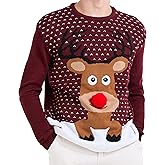 *daisysboutique* Men's Holiday Reindeer Snowman Santa Snowflakes Sweater