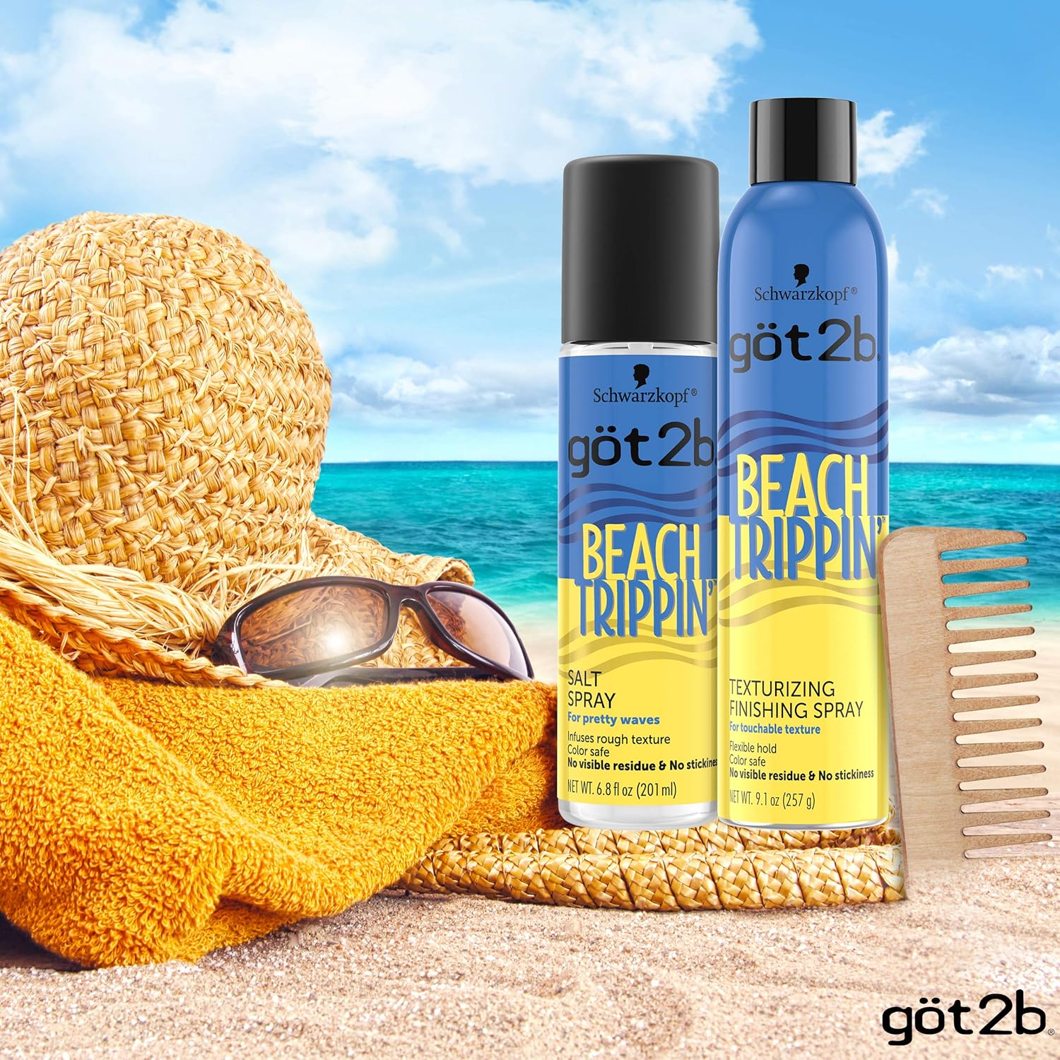 Got2b Beach Trippin' Texturizing Spray, Hair Spray, 9.1 Ounce : Beauty