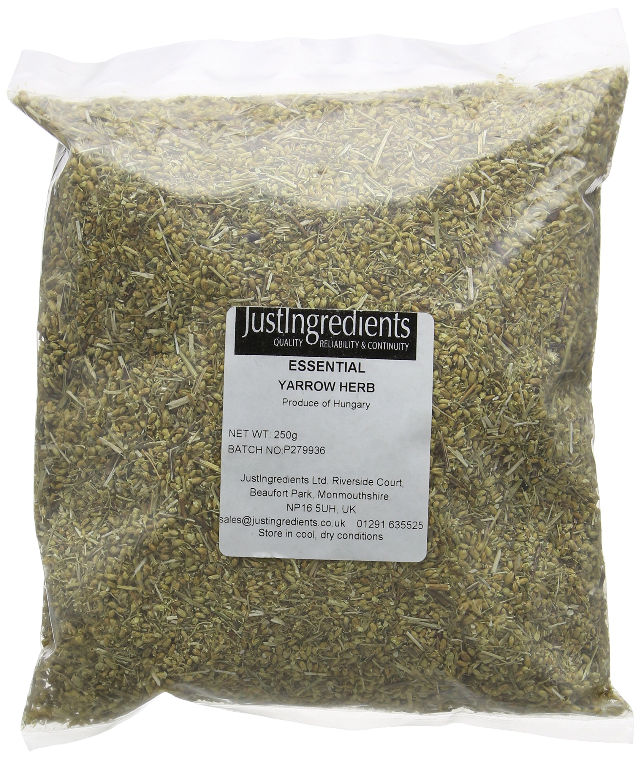 JustIngredients Essentials Yarrow Herb 250 g (Pack of 3)