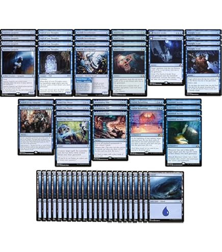 Amazon.com: Tier 1 Mono Blue Faeries Pauper Deck - Custom Built