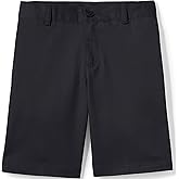 Lands' End School Uniform Boys Plain Front Blend Chino Shorts