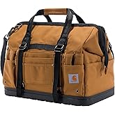 Carhartt Onsite Tool Bag, Durable Water-Resistant, Tool Storage Bag, Heavyweight w/Molded Base, 18-Inch, Carhartt Brown