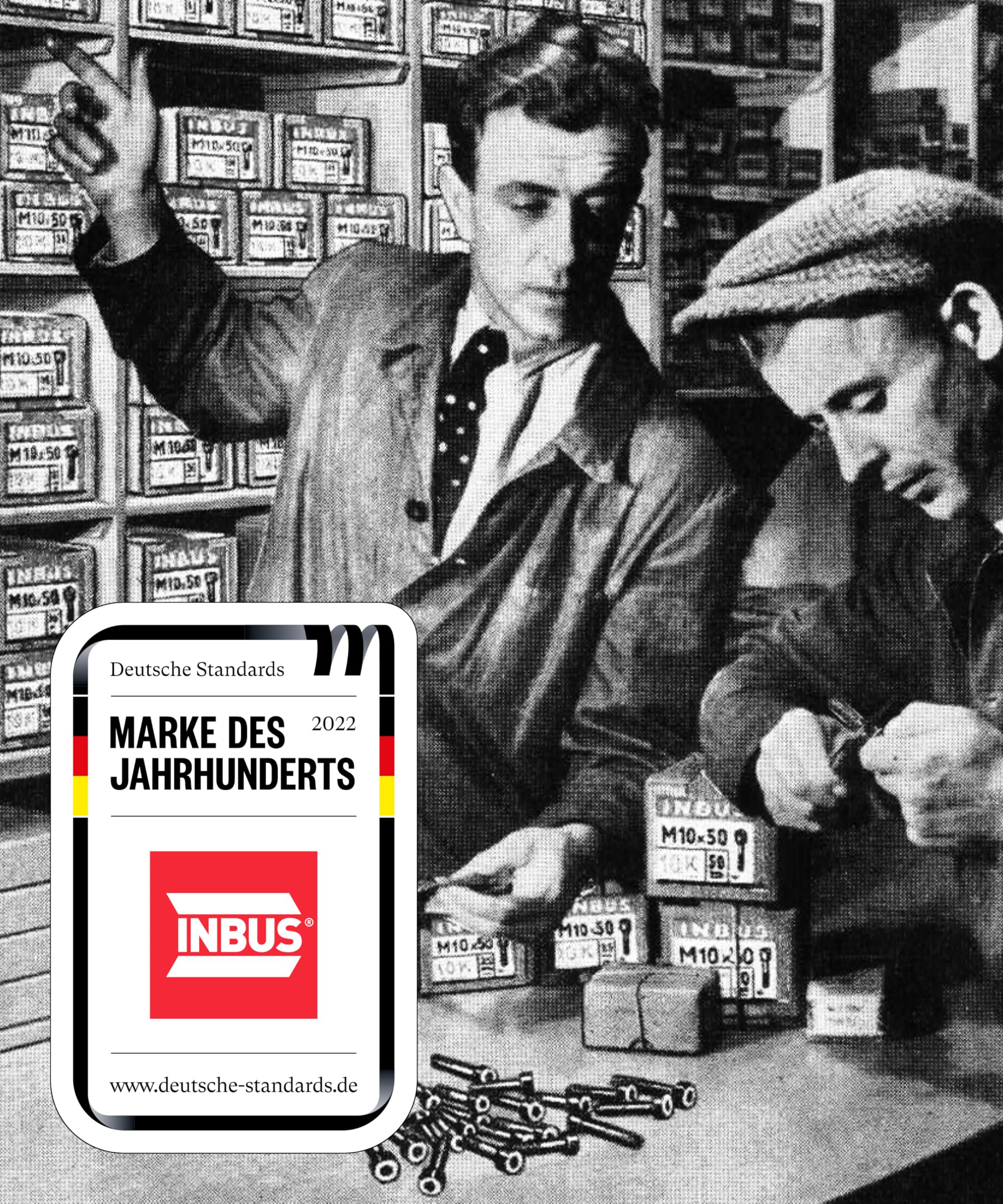 INBUS® 70273 Winkelschraubendreher Set 9tlg, 1.5–10mm, mit ColorGrip bunt & Kugelkopf — Made in Germany 9