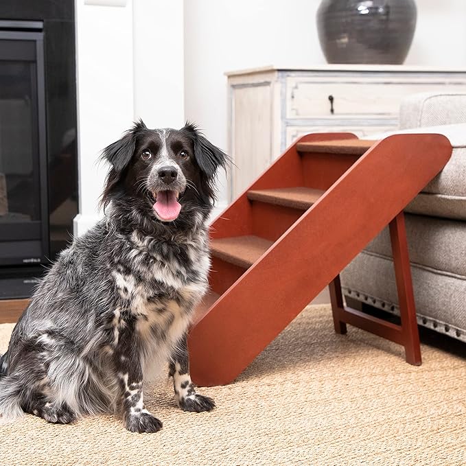 photo Foldable Pet Steps For Bed petsafe cozyup folding wood pet stairs for dogs and cats for small medium large and x large pets