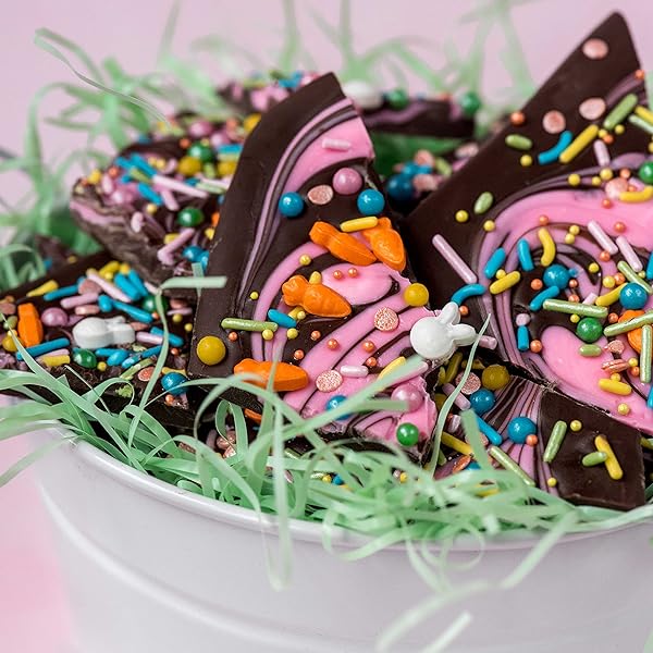 SWEETS INDEED SPRINKLES, EDIBLE SPRINKLE MIX, PERFECT FOR CAKE DECORATIONS, BAKING, ICE CREAM, COOKIES, CUPCAKE TOPPER, 4 OUNCES (FUNNY BUNNY)