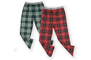 Calvin Klein boys Sleepwear Super Soft Brushed Micro Pajama Pant, 2 PackPajama Bottom